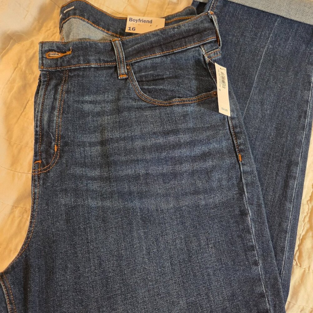 Old Navy Dark Wash Boyfriend Jeans